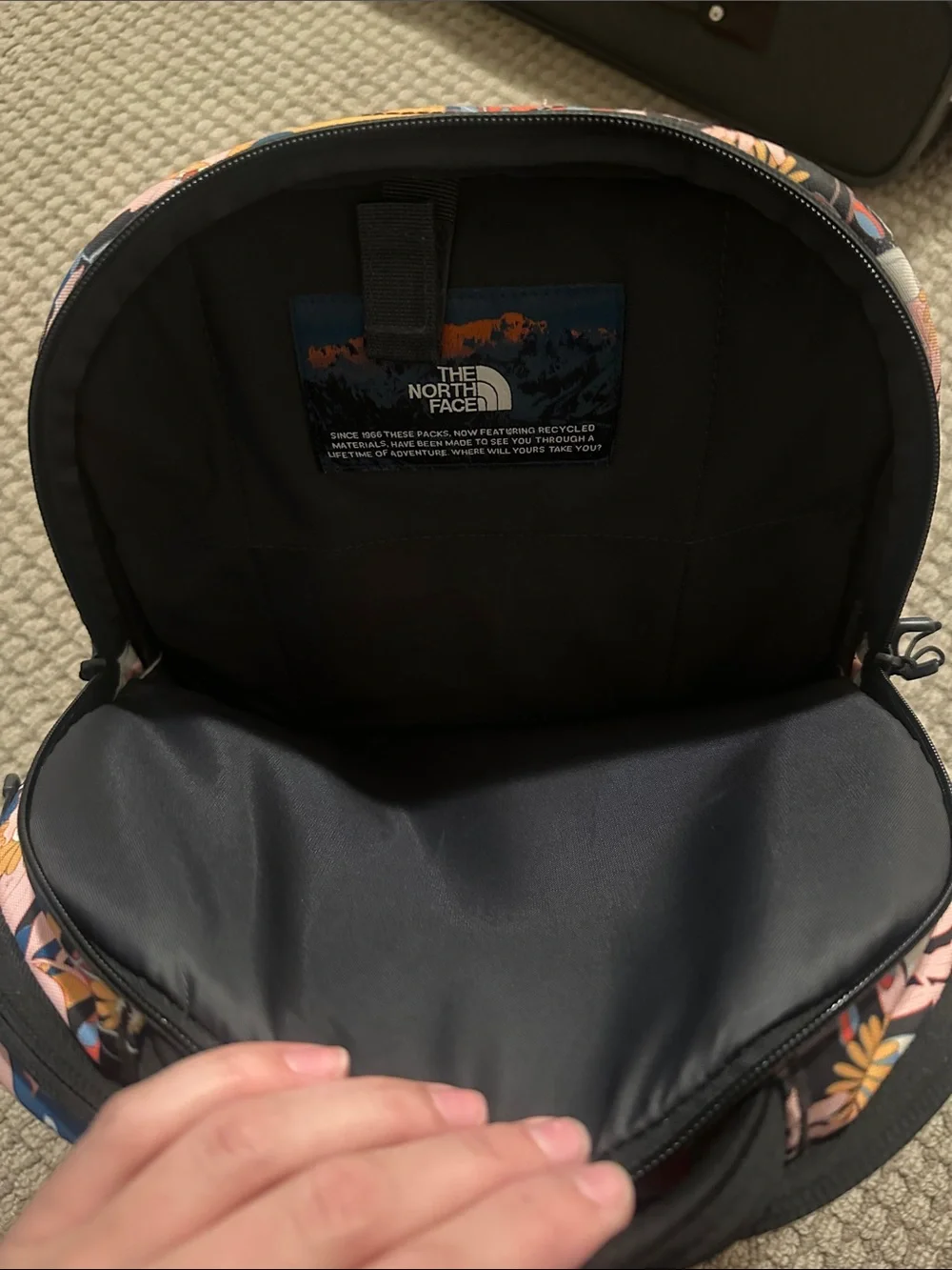 The North Face vibrant floral